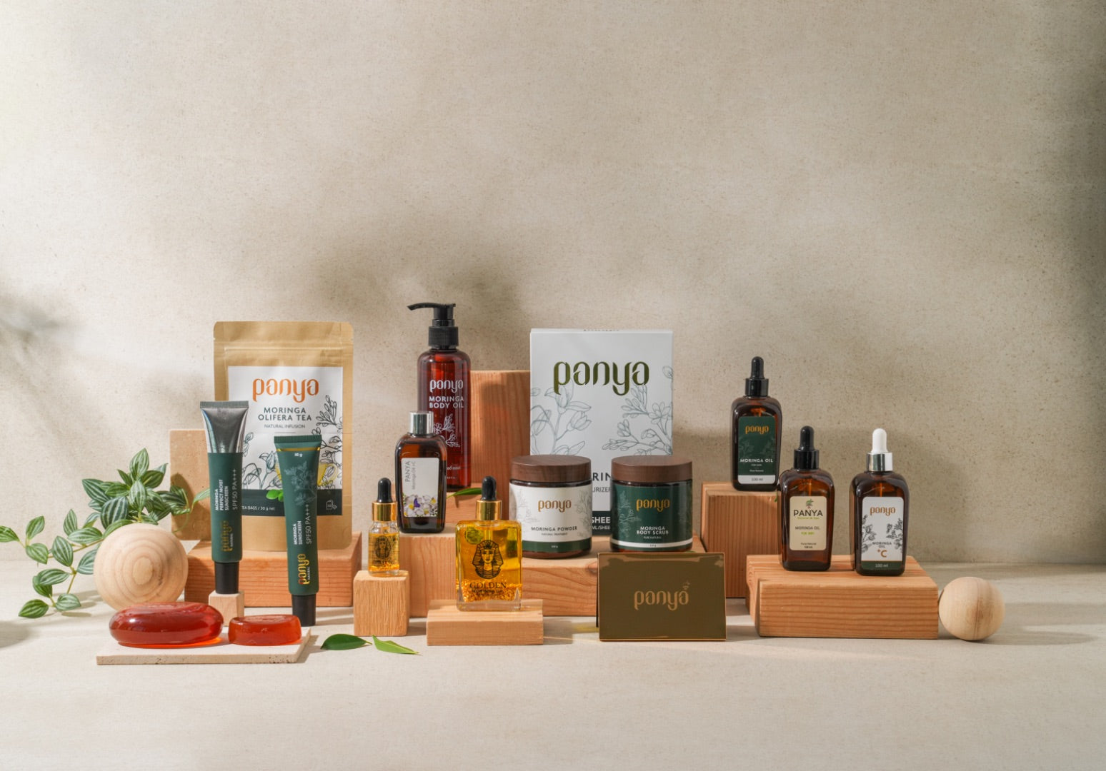 Panya offers various natural skincare products