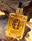 Panya Natural Golden Moringa Oil: Luxurious, rejuvenating organic Thai moringa oil skincare with real 24k gold