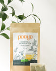 Panya Moringa Tea: soothing for the stomach and for bedtime, this pure Thai-grown moringa tea is anti-inflammatory & helps balance blood sugar and insulin.