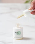 Panya Acne Solution: organic Thai cold-pressed virgin moringa & other essential oils blended into a restorative, anti-inflammatory & oil-balancing treatment.